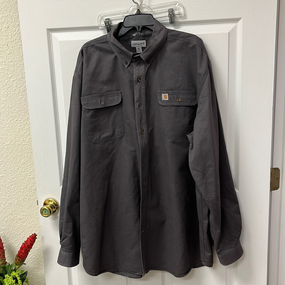 Carhartt Mens Button Up Work Shirt